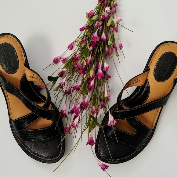 🆕Born | Leather Wedge Slide (Woman) - Picture 8 of 8